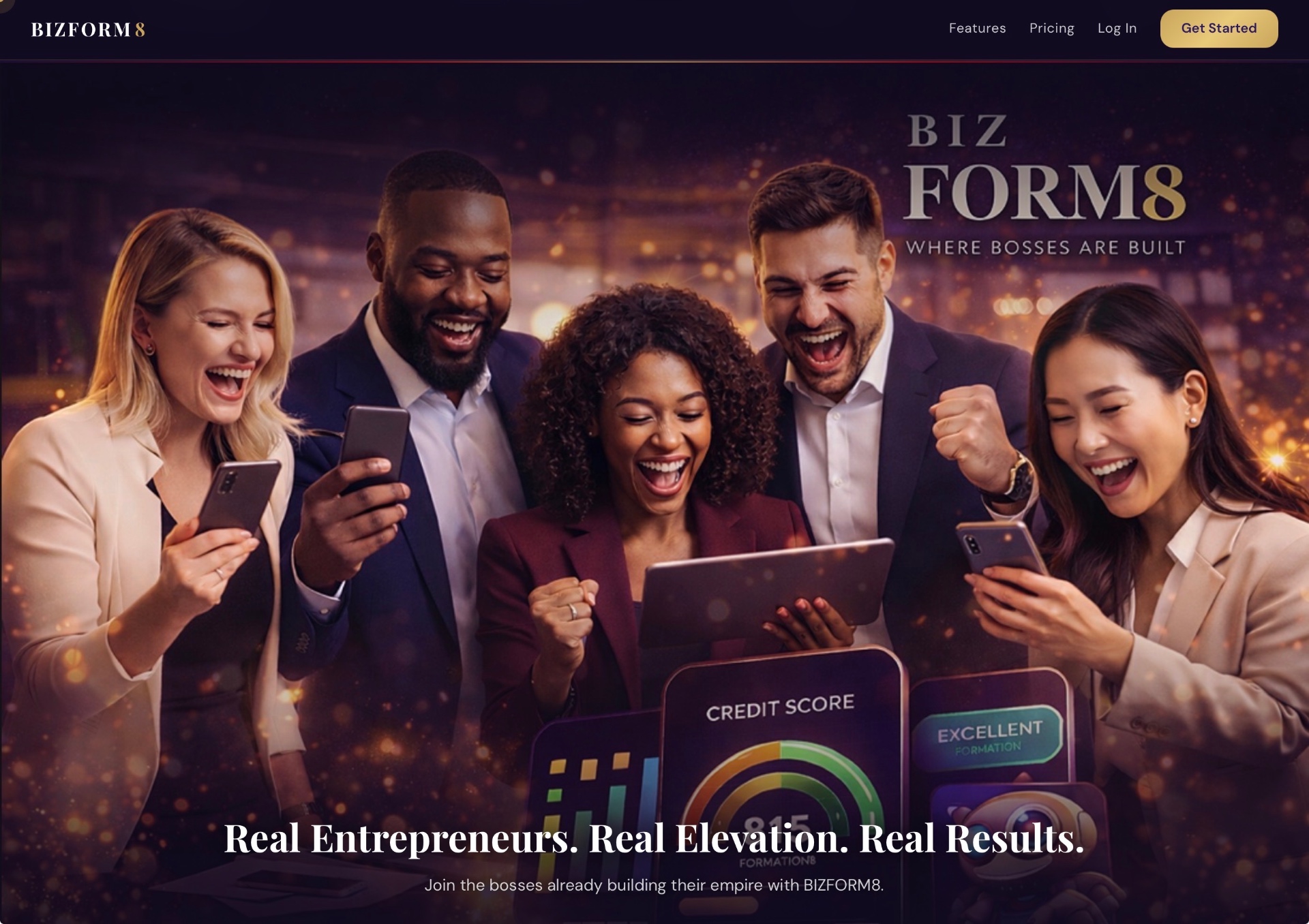 BIZFORM8 platform interface